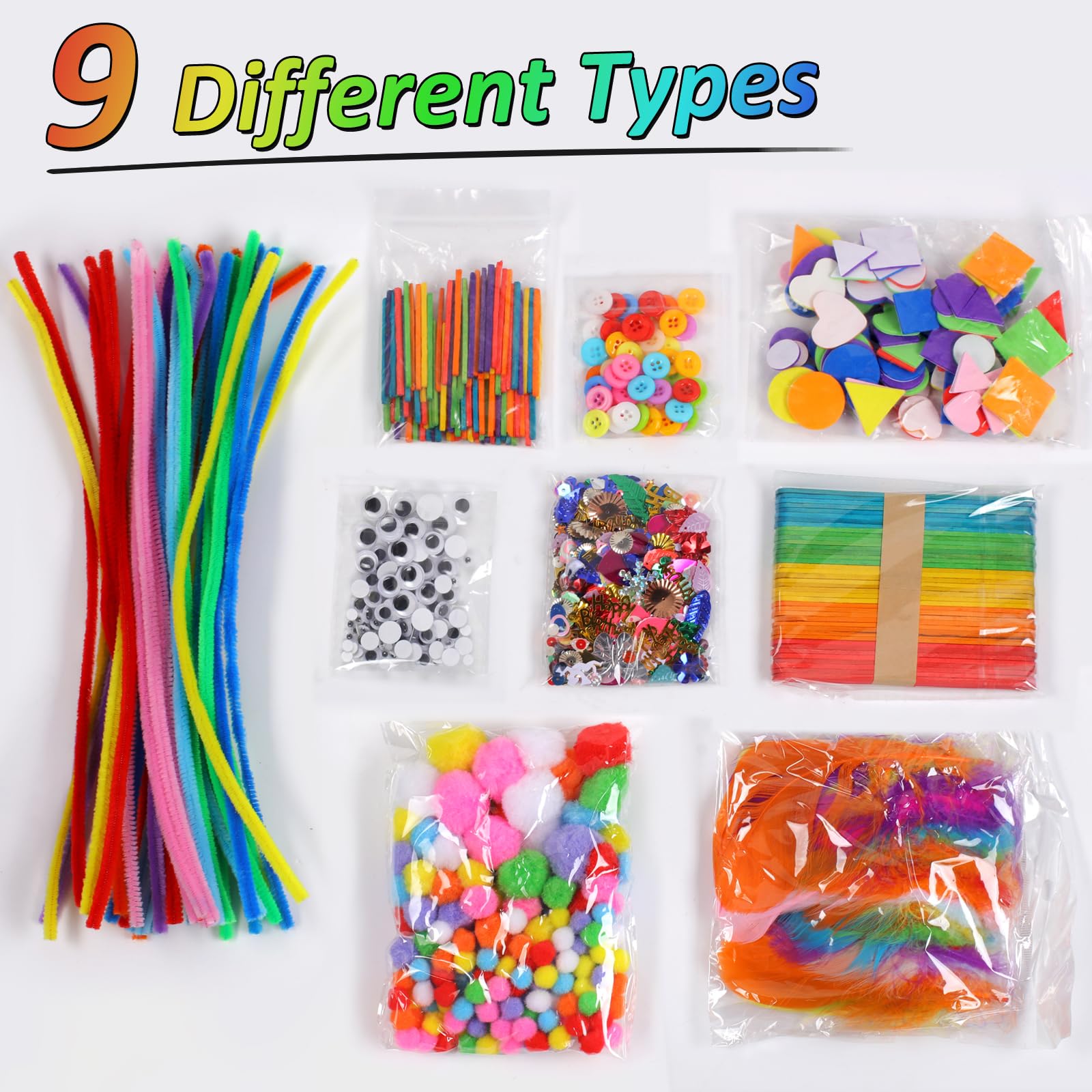 Phinus pipe cleaners for flexible sculptures and crafts