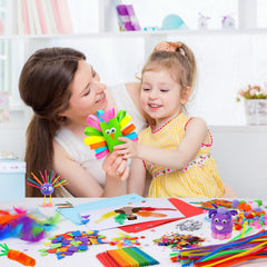 Phinus pom-poms brighten decorations and imaginative play