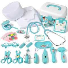 Phobby durable doctor kit contents show a 27-piece set for imaginative play
