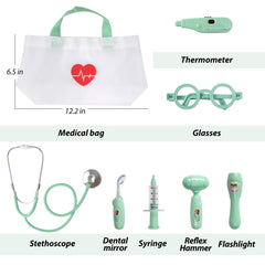 Phobby dental mirror supports realistic dental checkups in play