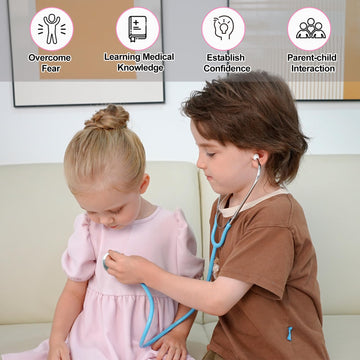 Phobby stethoscope heartbeat demo lets children hear rhythm safely