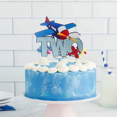 PHOHUI Have A Nice Time aircraft topper cute animal design brightening celebrations