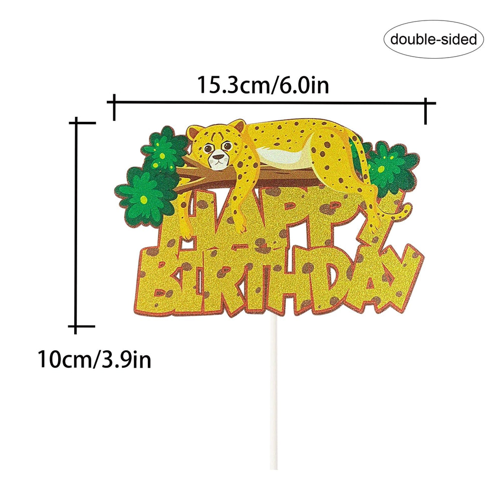 PHOHUI HAVE A NICE TIME forest animals cake topper for birthdays adds playful charm