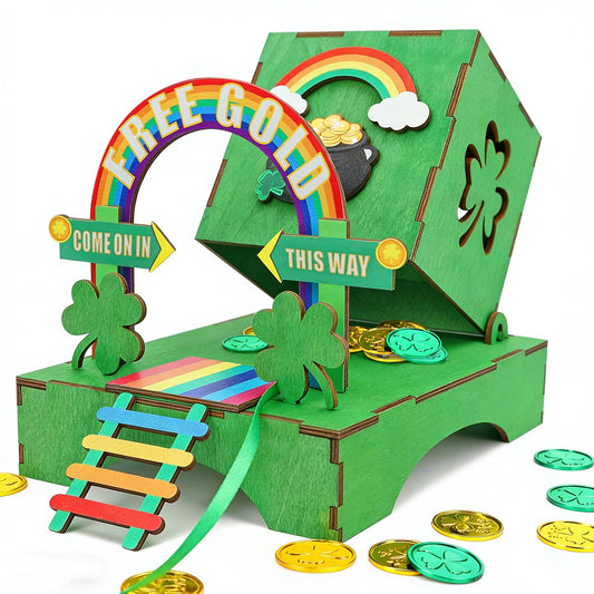 Phoncoo Leprechaun Trap Kit: easy assembly for kids and family activity