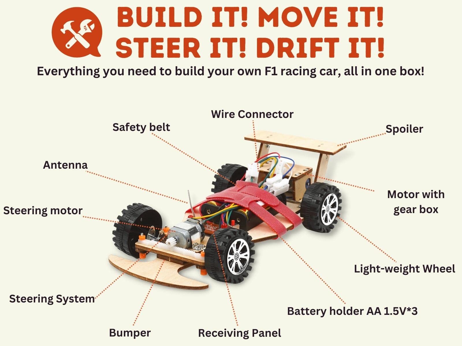 Pica Toys DIY building kit parts showcase for engineering curiosity