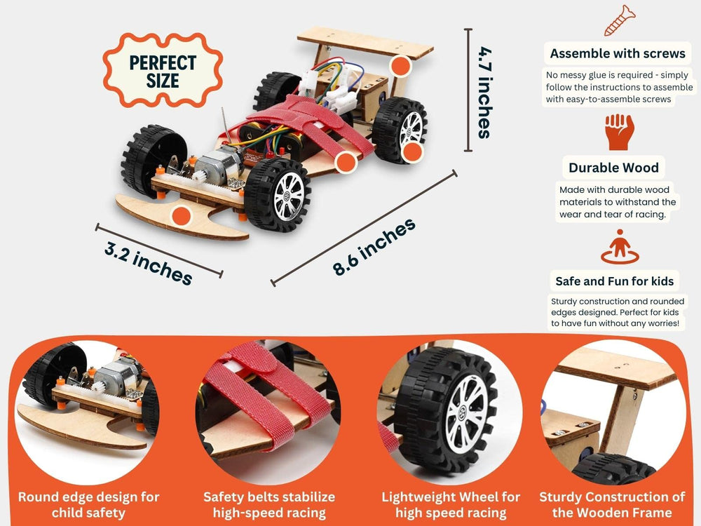Pica Toys racing car on a track, highlighting speed and realism