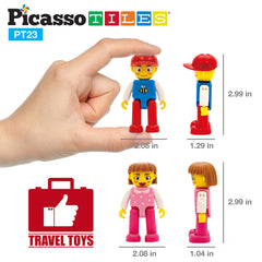 PicassoTiles BPA-free and non-toxic construction ensures safe hands-on play.