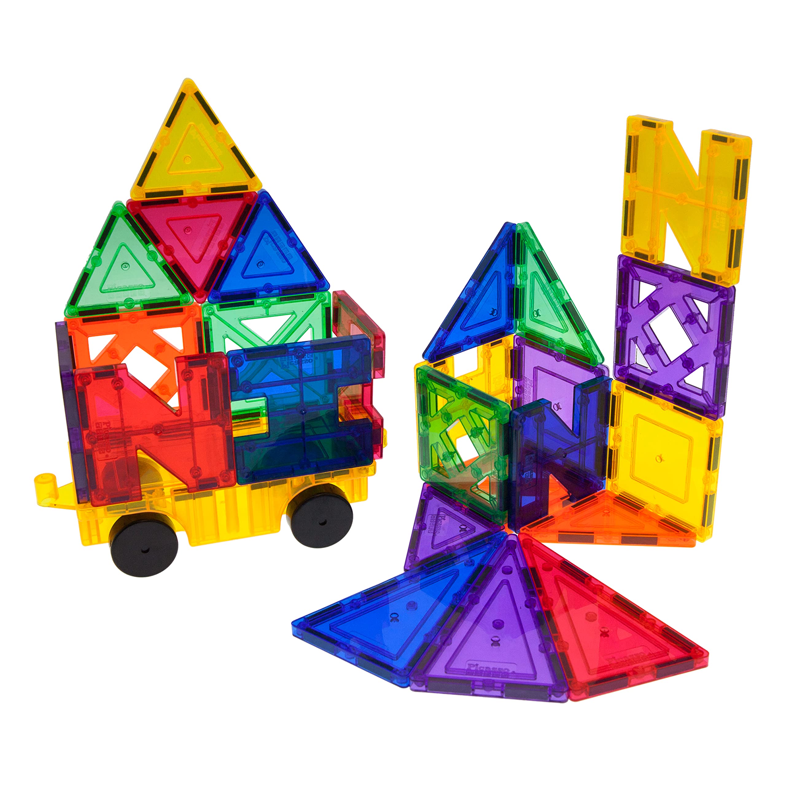 PicassoTiles building blocks collection shows modular tiles for creative construction and endless STEM play.