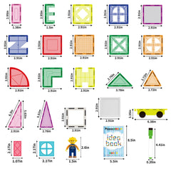 PicassoTiles colorful tiles encourage pattern recognition and STEM exploration