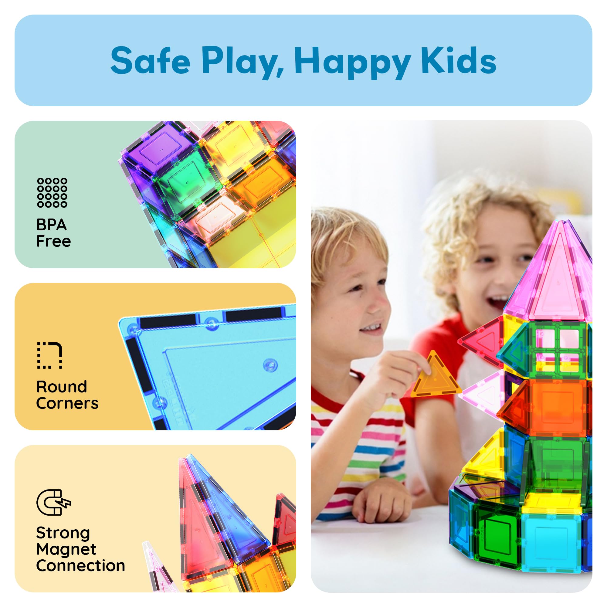 PicassoTiles compatible with other brands expands building options.