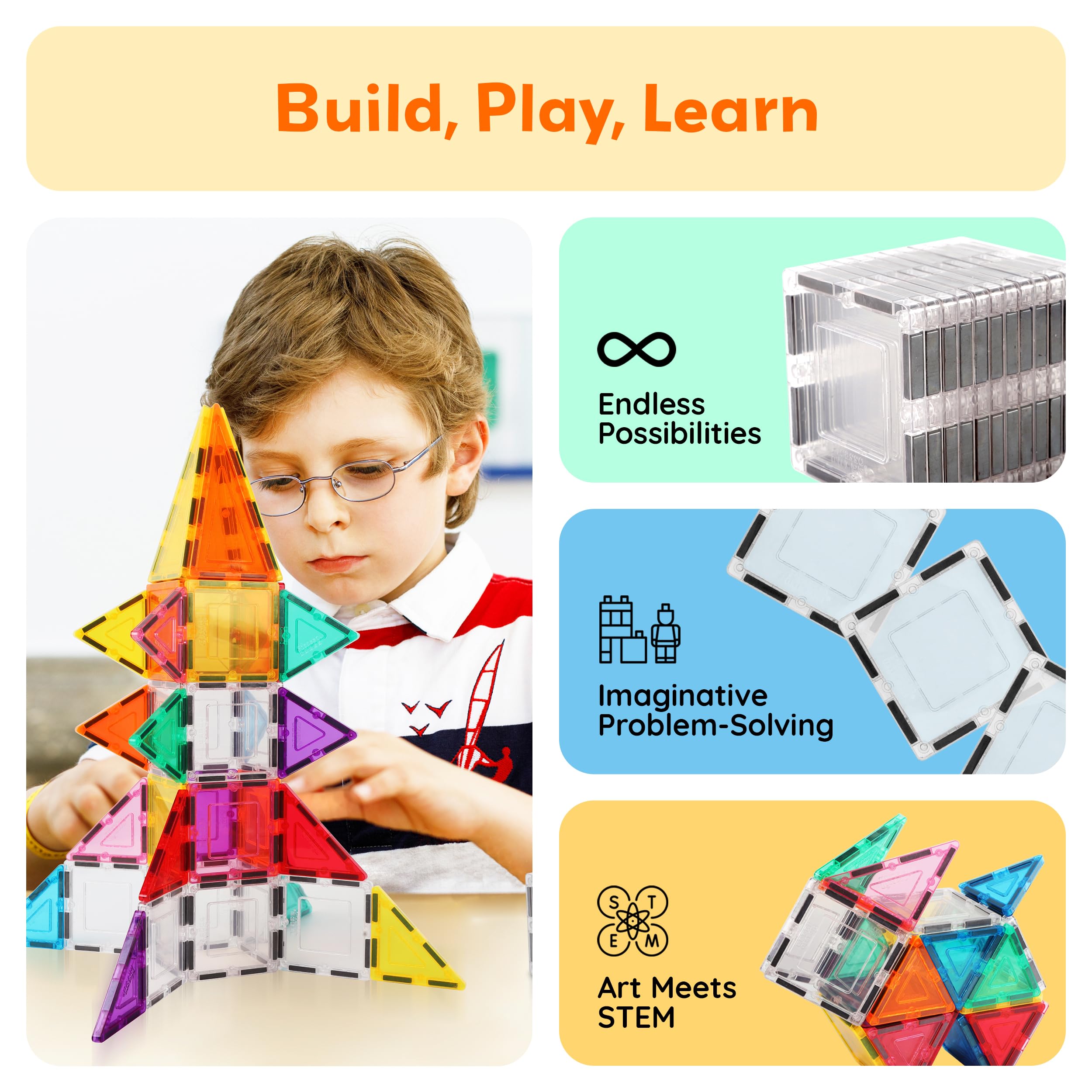 PicassoTiles compatible with full-size sets: expand collections and build larger structures