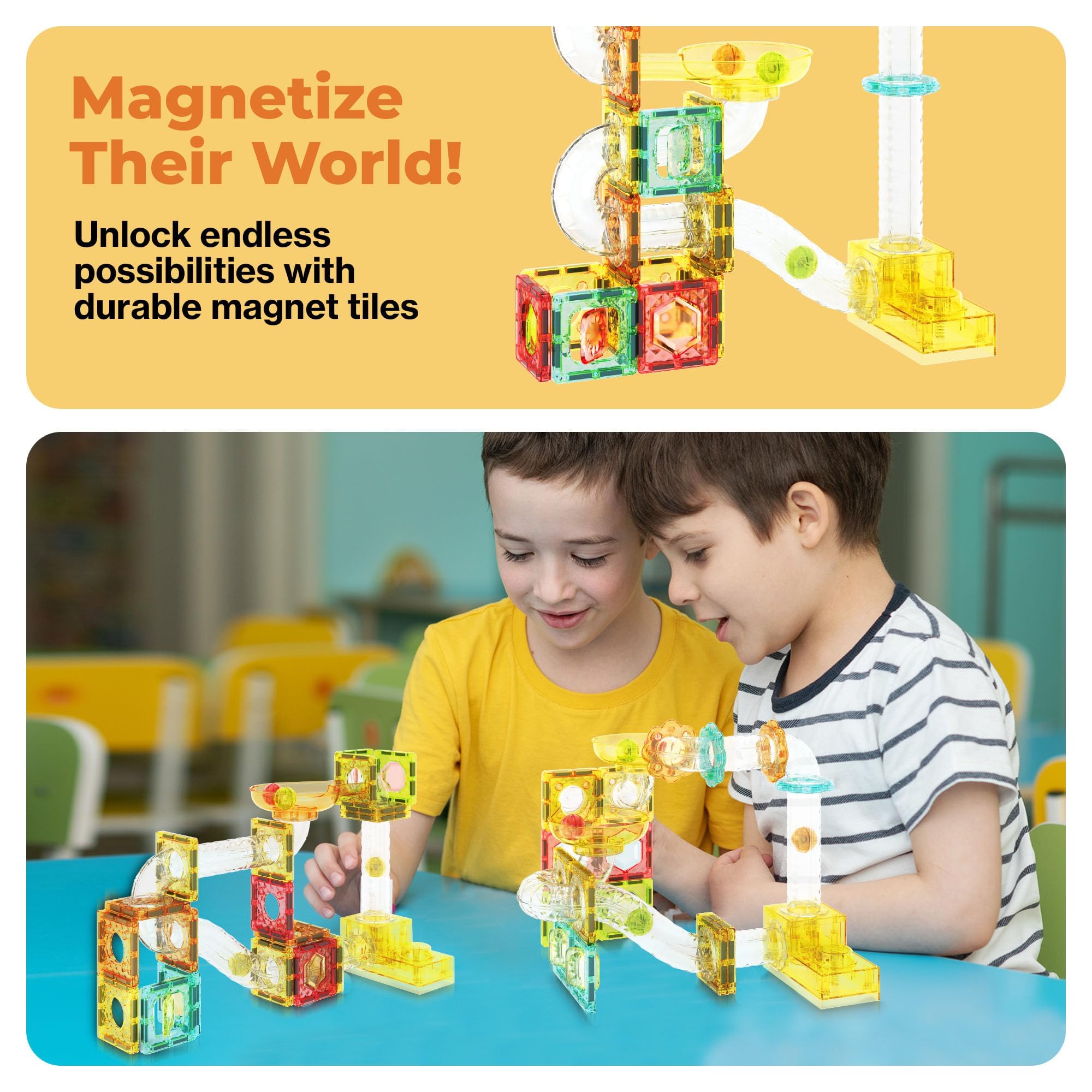 PicassoTiles compatible with 45, 65, and 80-piece kits.
