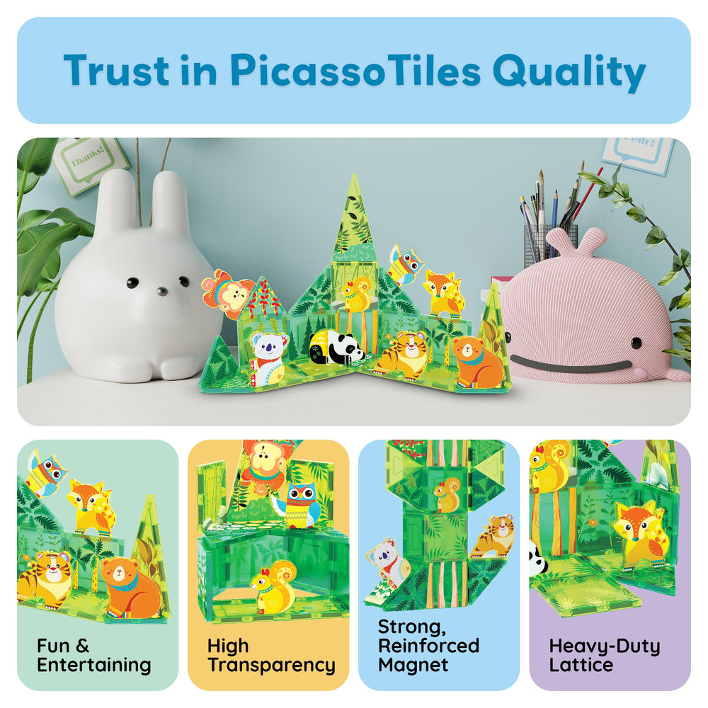 PicassoTiles koala magnet: gentle character for cozy, creative play sessions.