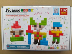 PicassoTiles submarine idea card for guided play and imagination.