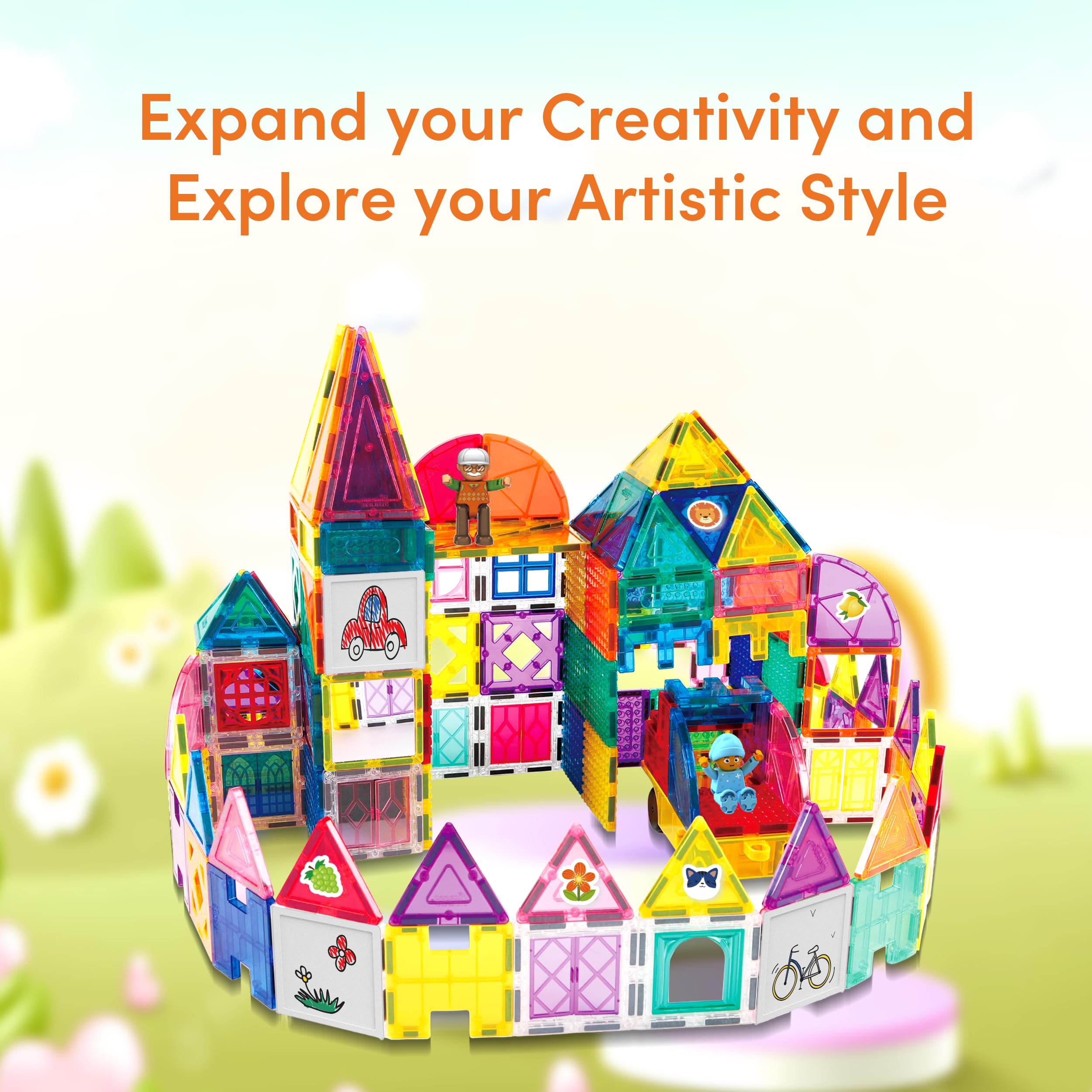 PicassoTiles ideabook with 110+ project ideas and challenges