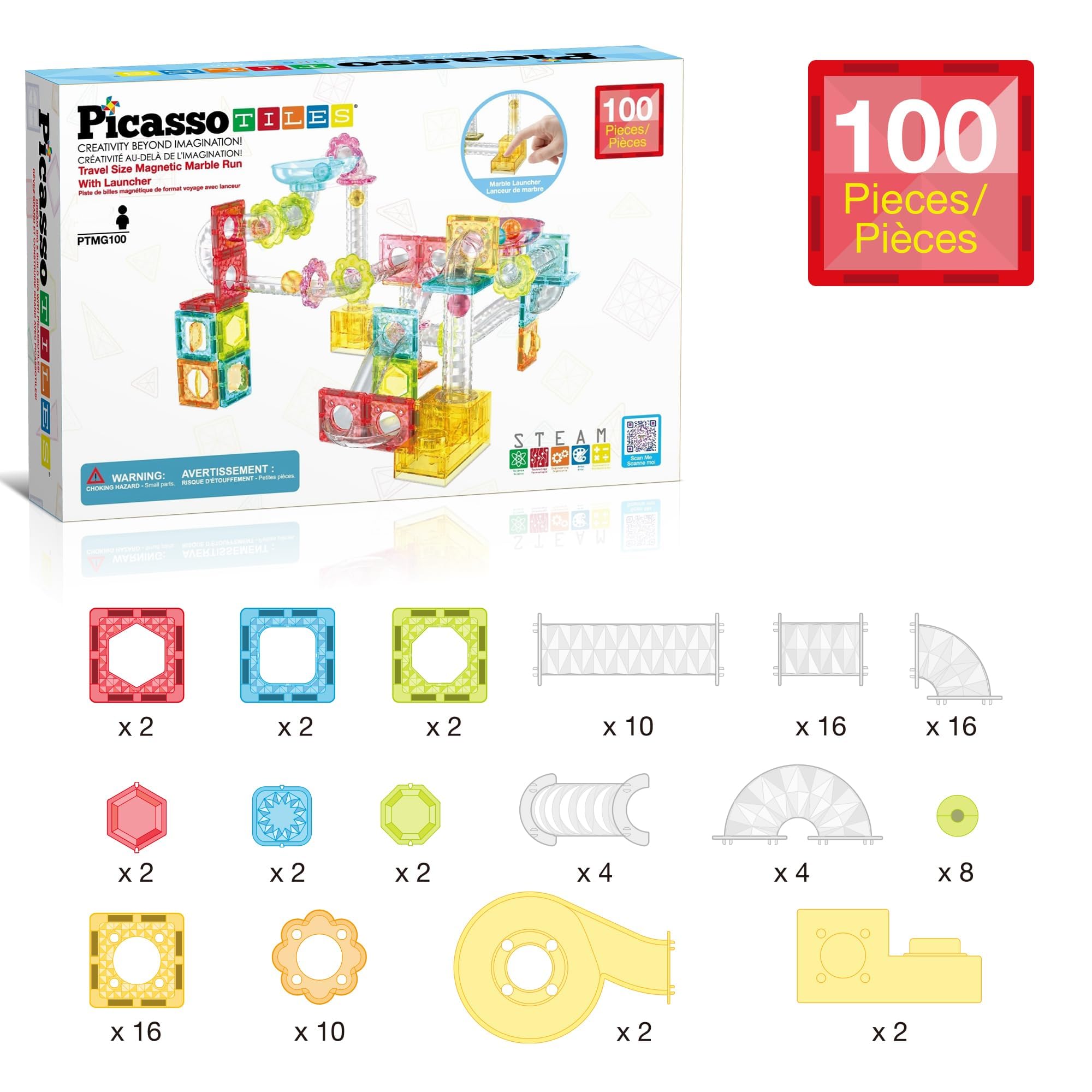 PicassoTiles intersections and slopes enable complex maze design.