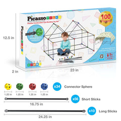 PicassoTiles storage-ready kit keeps pieces organized for indoors and outdoors adventures