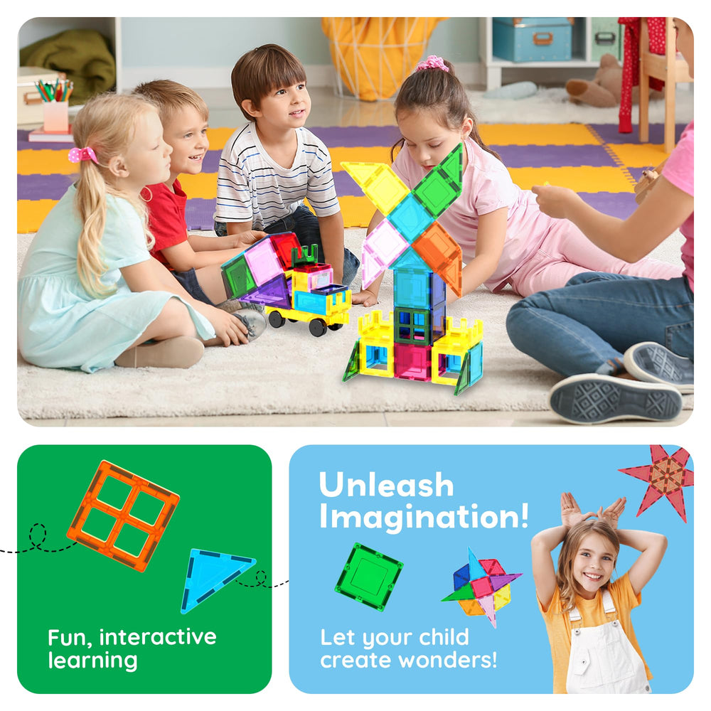 PicassoTiles kids enjoying STEM-inspired play and early spatial skills.