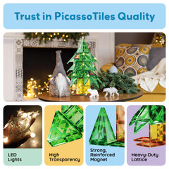 PicassoTiles Montessori-inspired blocks promote hands-on learning