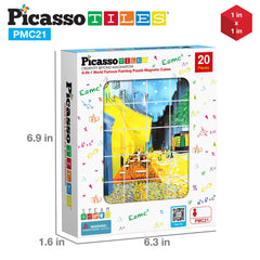 PicassoTiles PMC21 non-toxic ABS blocks ensure safe, durable play.