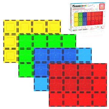 PicassoTiles stabilizer base plate offers a sturdy foundation for large, tall builds.