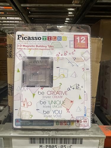 PicassoTiles transparent magnets construction: kids explore stacking and balance with see-through tiles