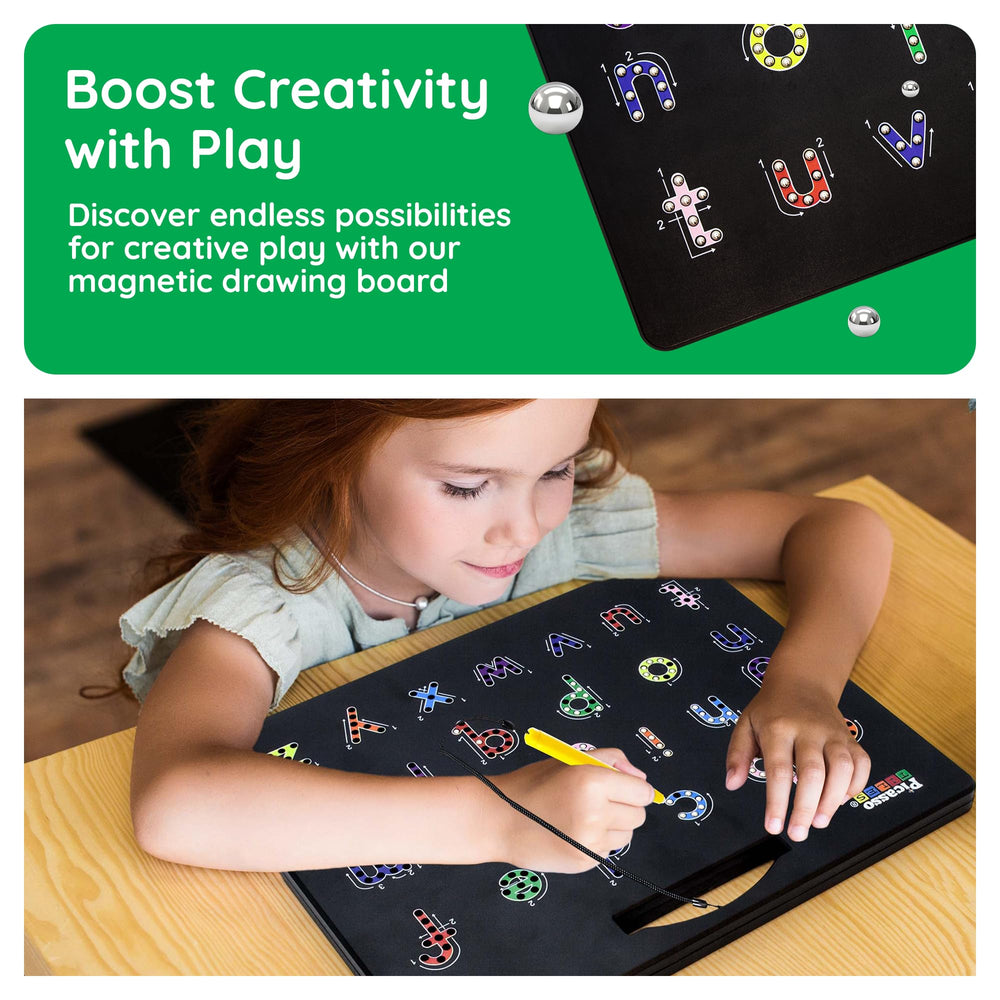 PicassoTiles travel-size learning pad is ideal for learning on the go.