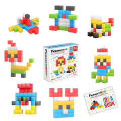 PicassoTiles 1 inch magnetic cubes for creative play and fine motor skill development