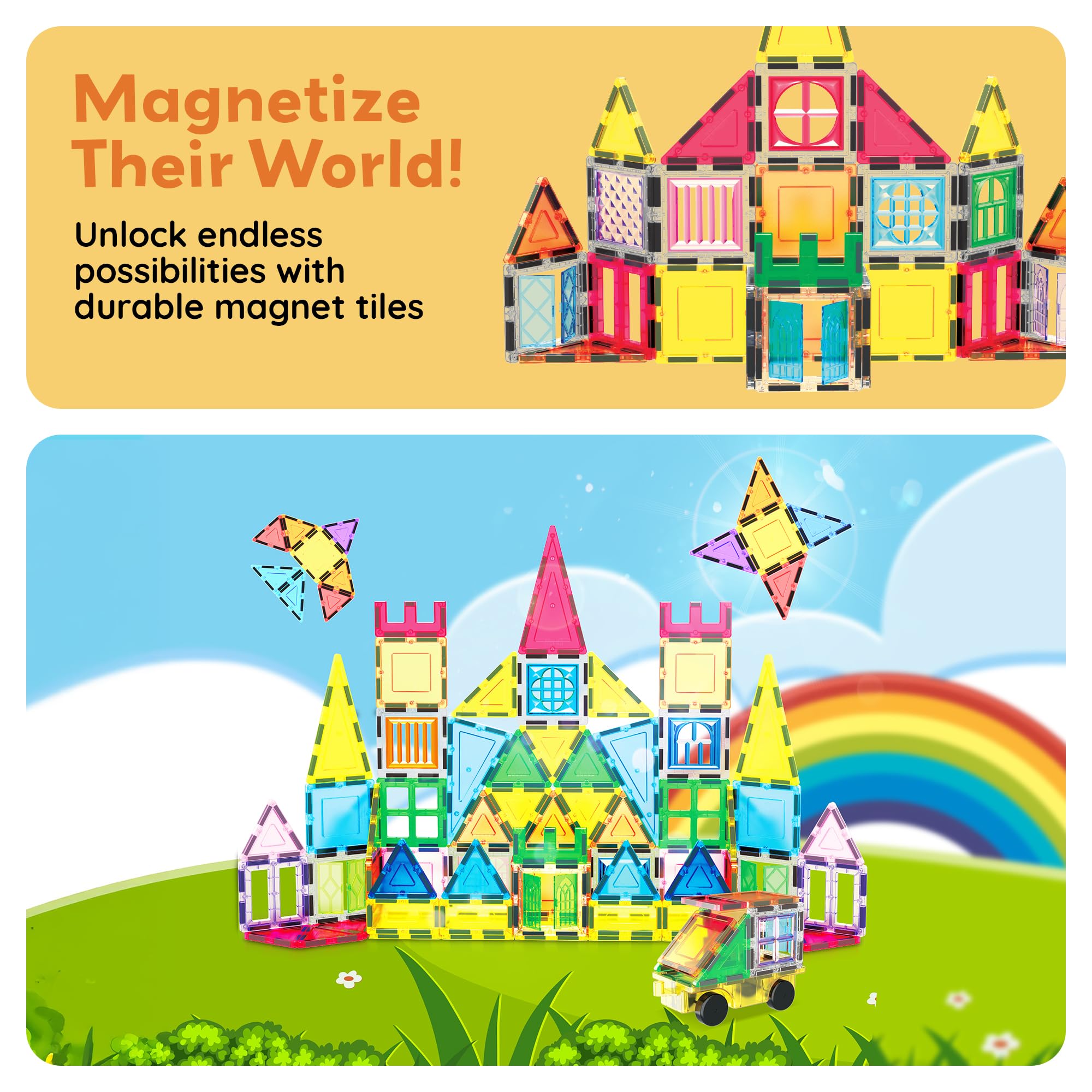 STEM-focused design supports early engineering and geometry exploration.