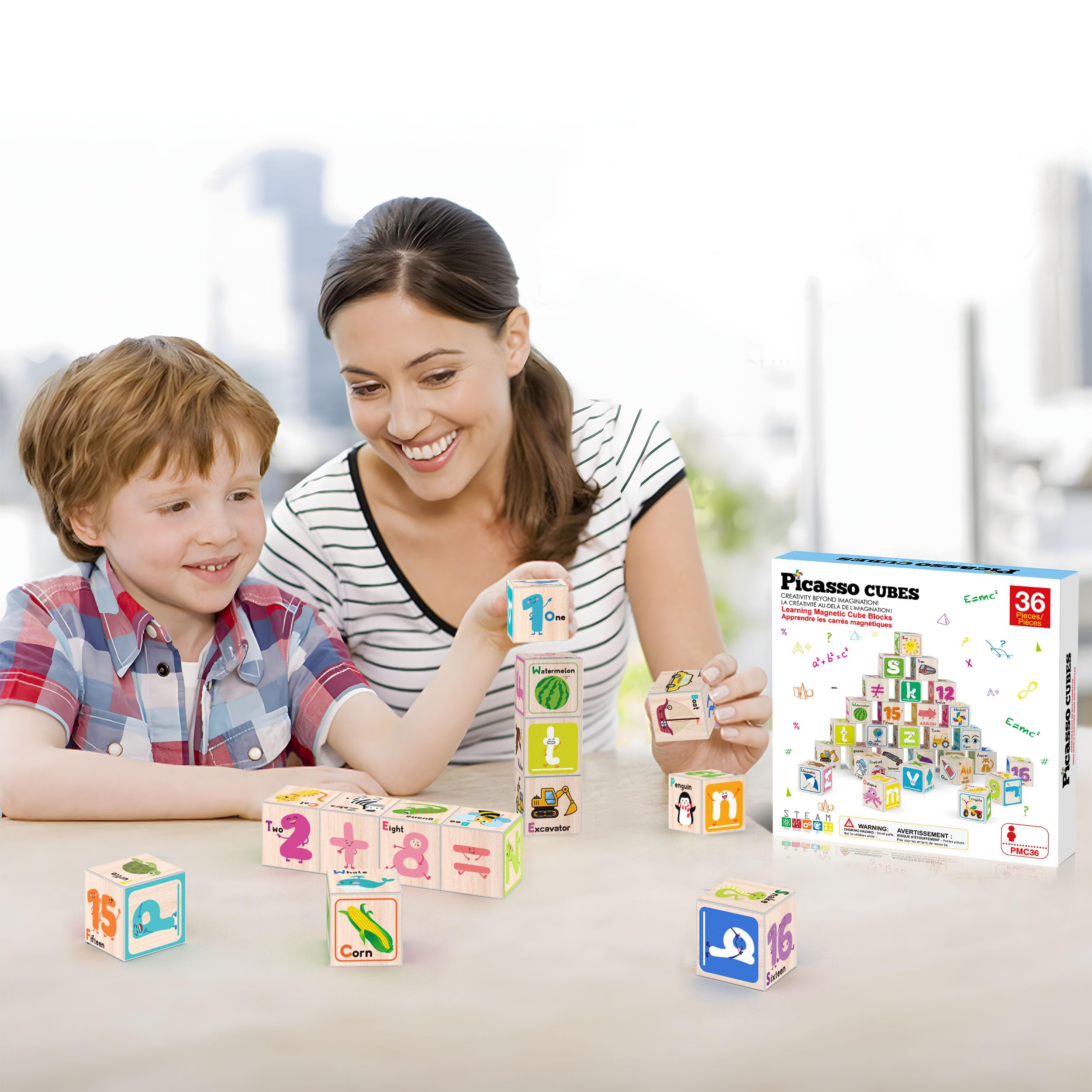 PicassoTiles 216 designs expressions spark endless mix-and-match creativity for STEM-inspired play
