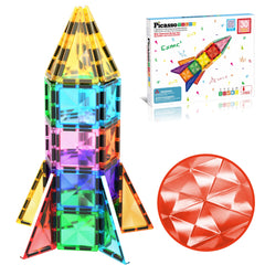 PicassoTiles 30pcs mini diamond tiles travel size for portable play