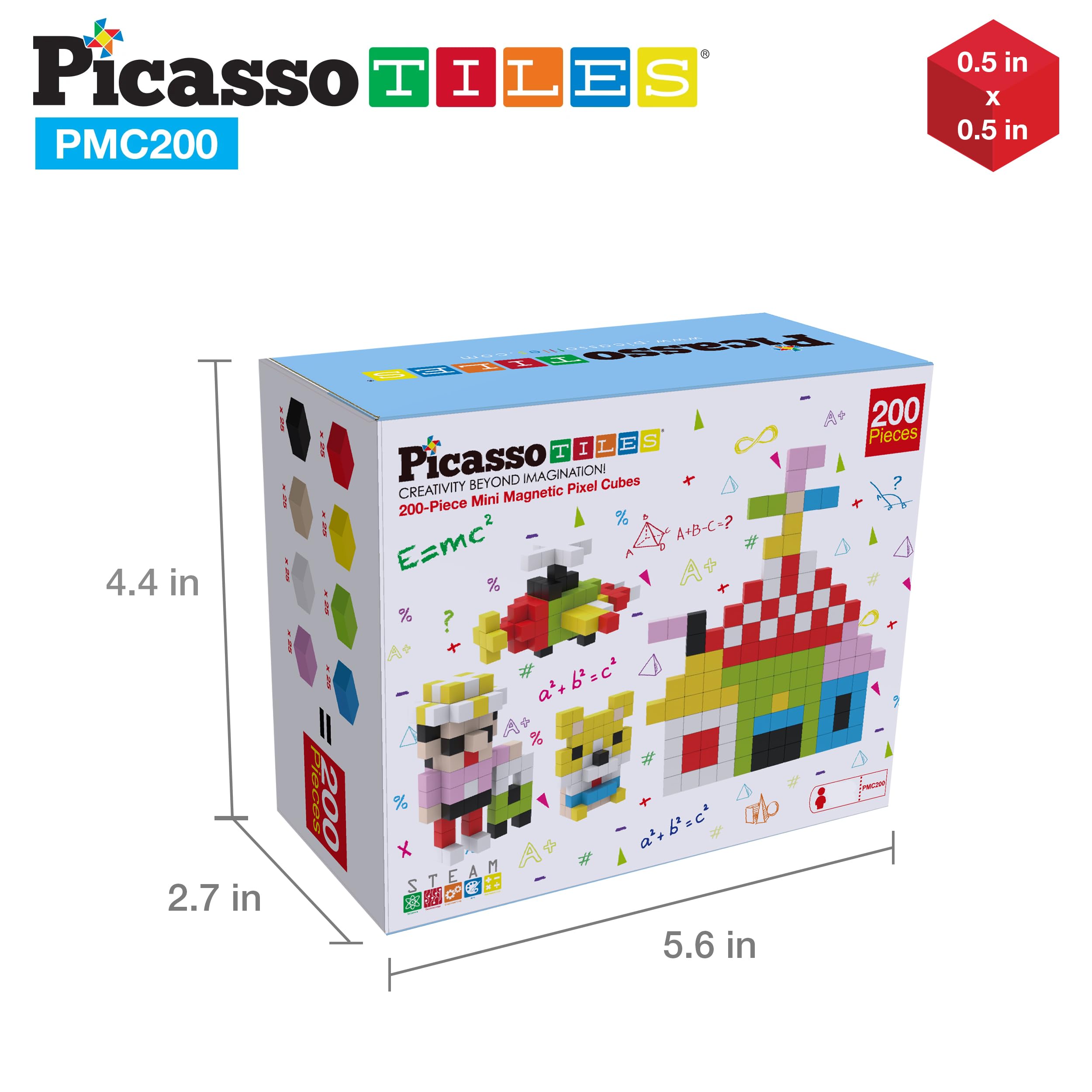 PicassoTiles 3D animal models encourage imaginative storytelling.