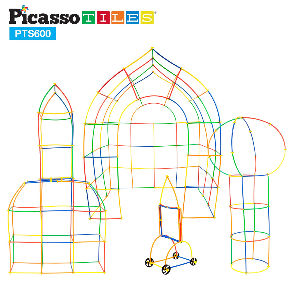 PicassoTiles promotes teamwork through cooperative building projects.