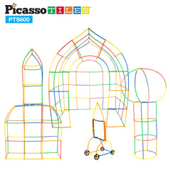PicassoTiles promotes teamwork through cooperative building projects.
