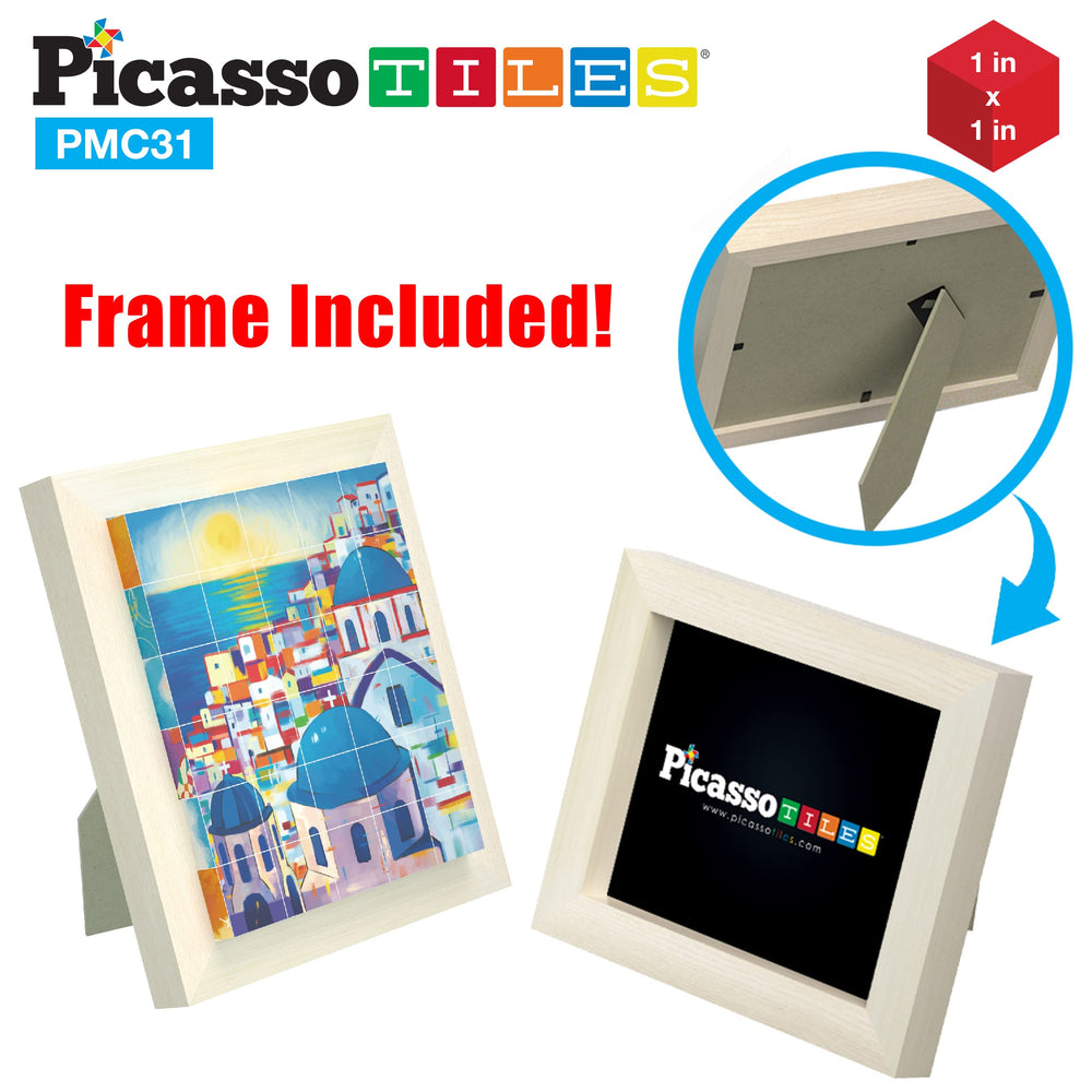 PicassoTiles magnetic building blocks for hands-on STEAM learning.