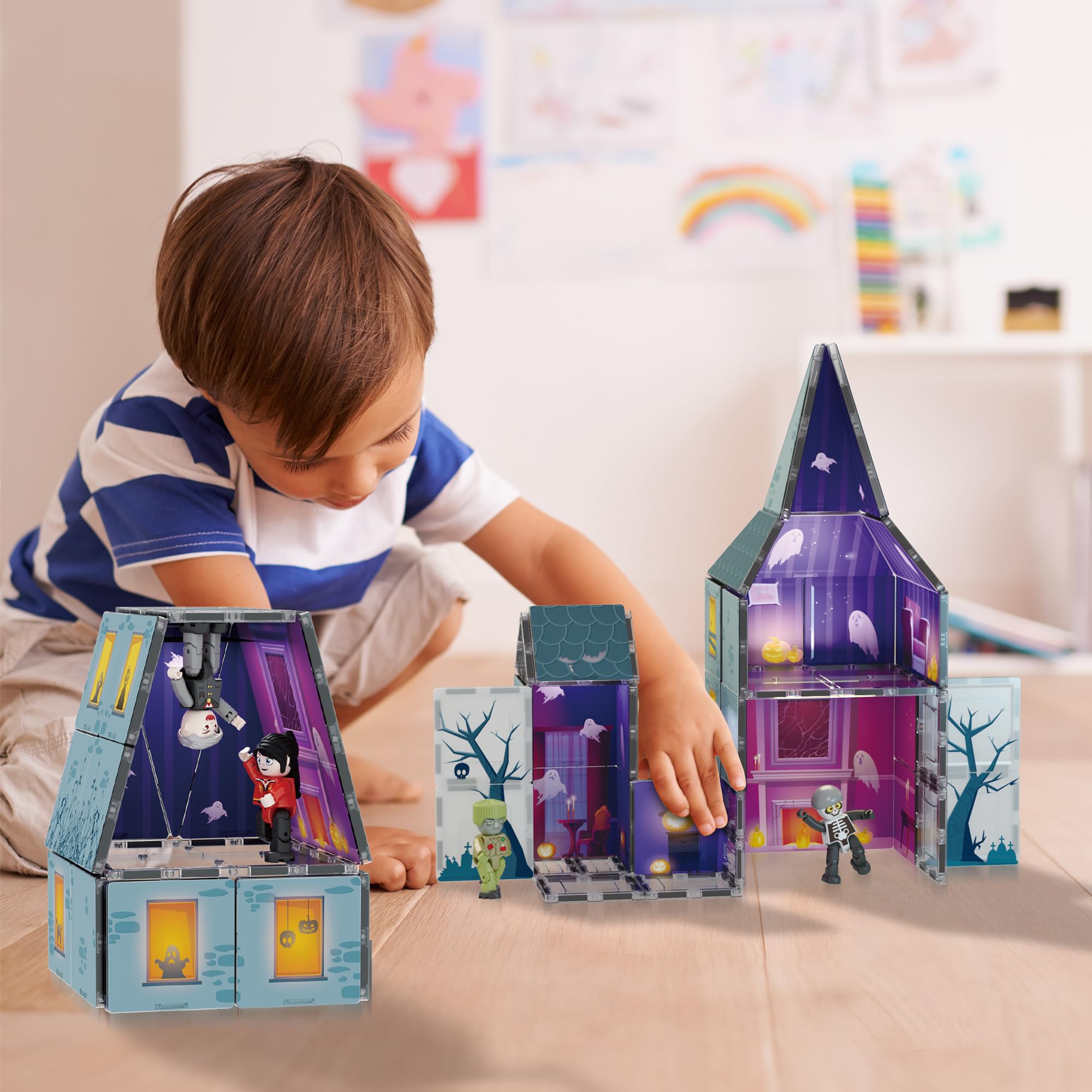 PicassoTiles 8-action-figures magnets spark roleplay and teamwork.
