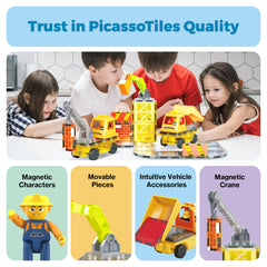 PicassoTiles action figures add interactive storytelling to every build