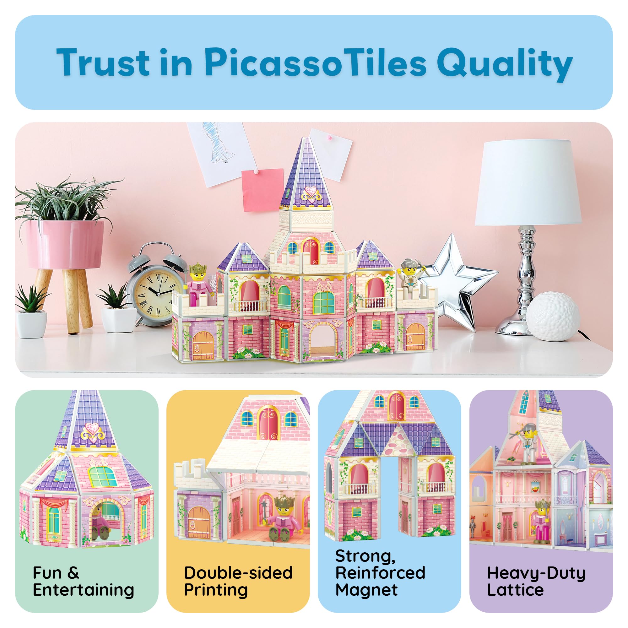 PicassoTiles action-ready playtime ideas foster focus and imaginative problem solving