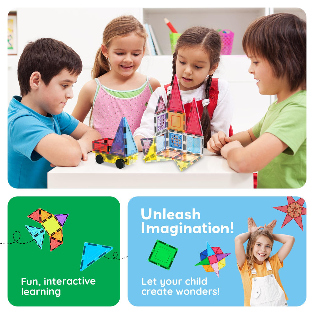 PicassoTiles baby panda figure supports cooperative play with siblings