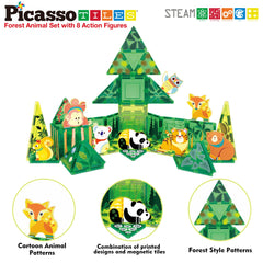 PicassoTiles bear figure ready for adventures and pretend play.