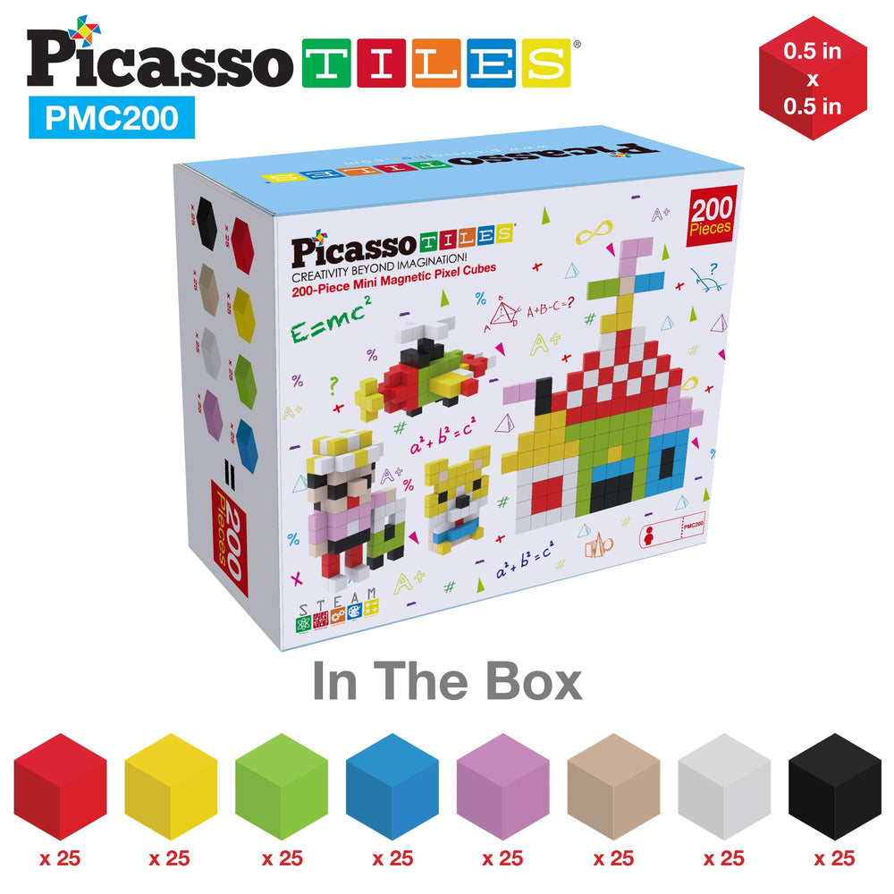 PicassoTiles BPA-free, non-toxic materials ensure safe play.