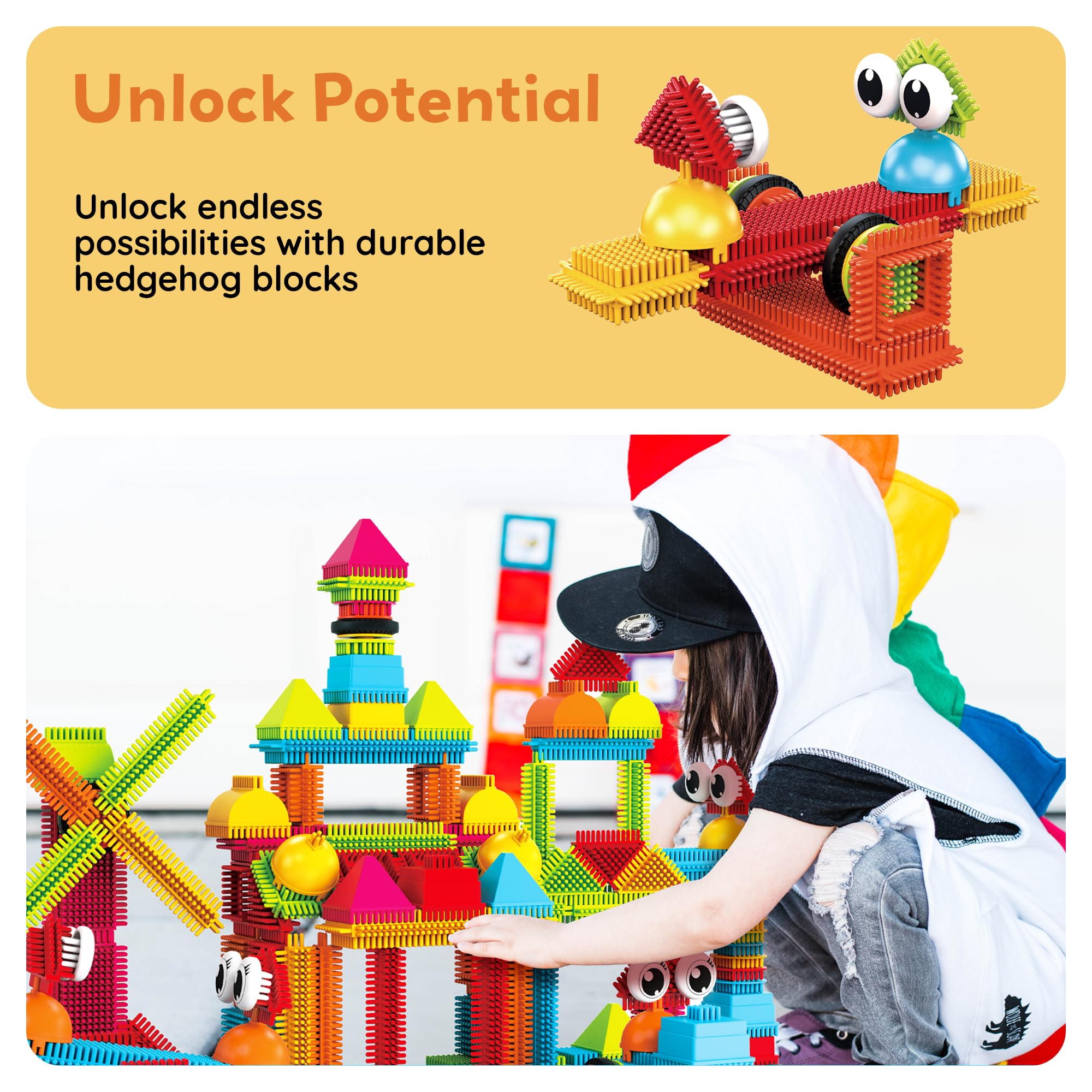 PicassoTiles BPA-free materials support safe, creative play.