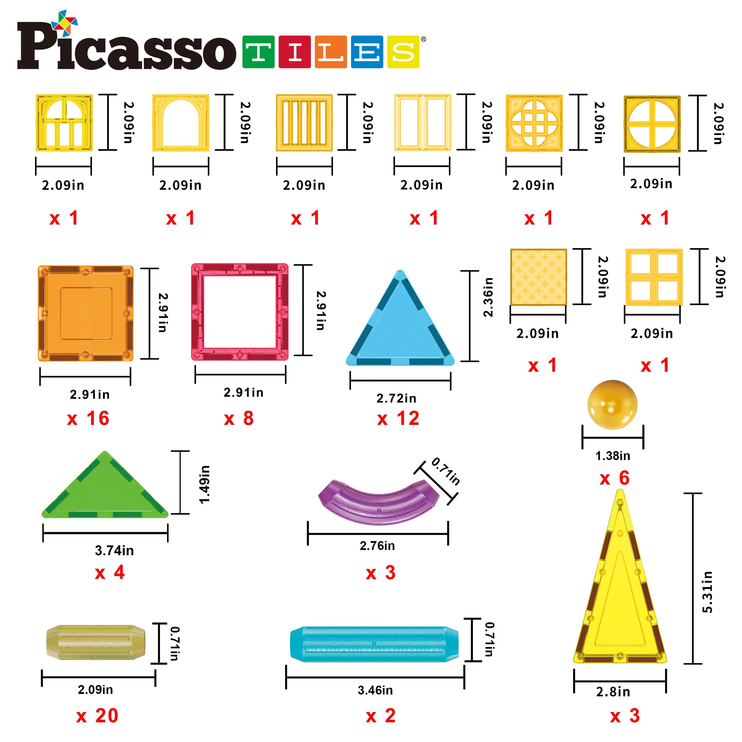 PicassoTiles safe BPA-free materials ensure worry-free play