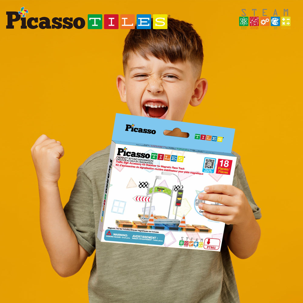 PicassoTiles BPA-free non-toxic parts ensure safe, worry-free exploration.