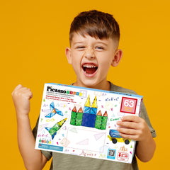 PicassoTiles BPA-free non-toxic label highlights safe, child-friendly construction.