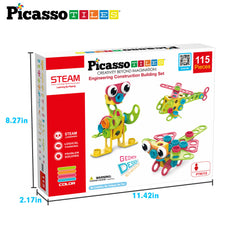 PicassoTiles educational benefits include fine motor skills and spatial reasoning.