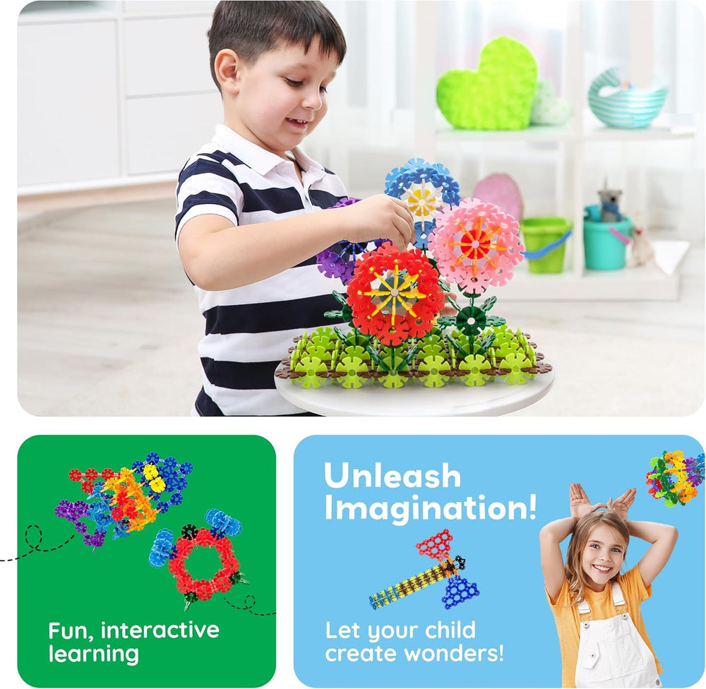 PicassoTiles 3D construction set enables collaborative play in classroom or home.