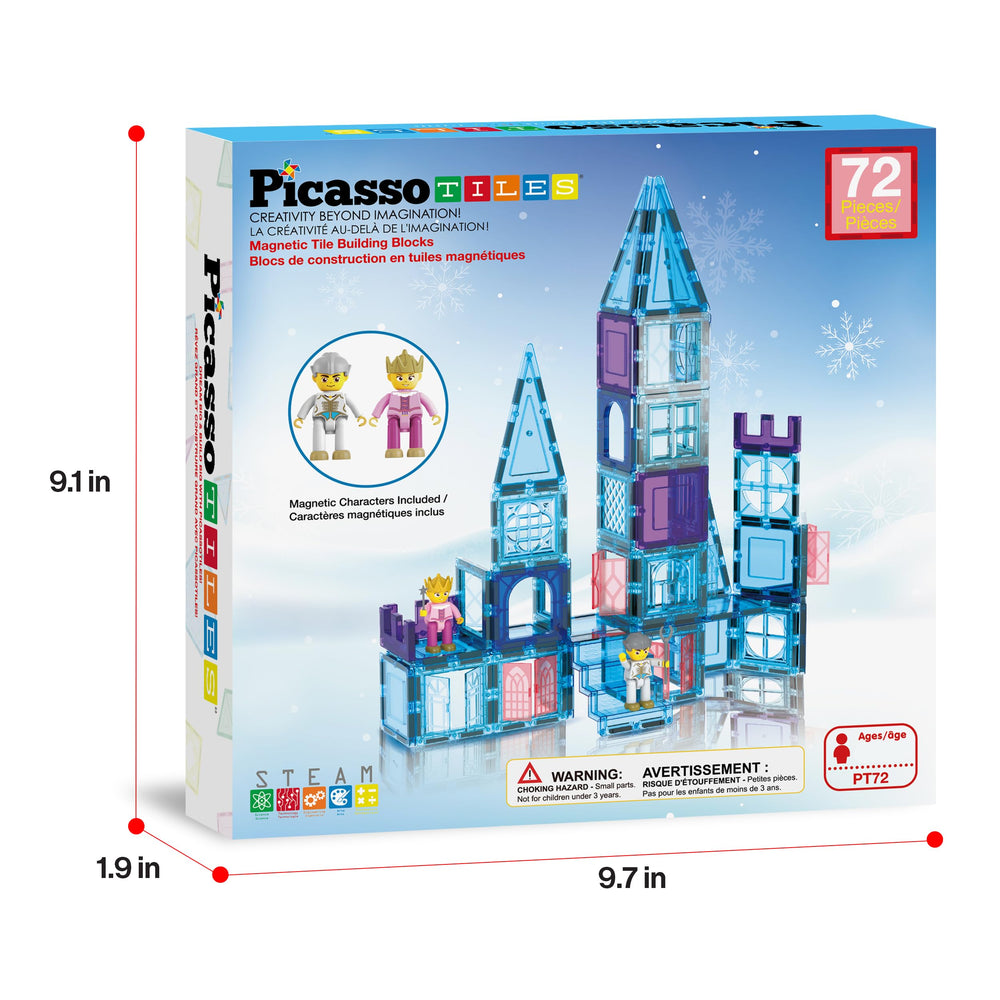 PicassoTiles castle-city-builds showcase versatile play across rooms.