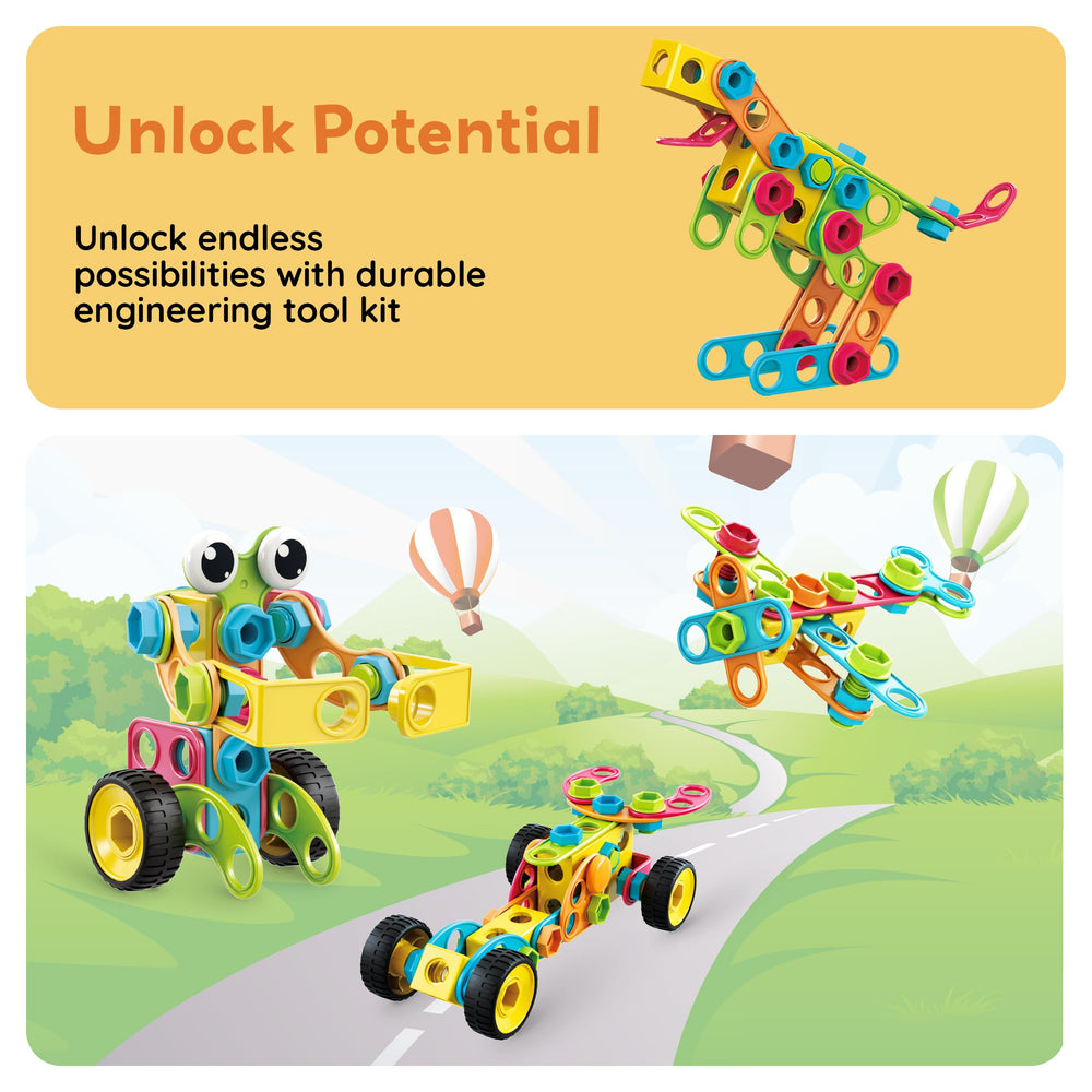 PicassoTiles classroom use showing group projects and STEM exploration