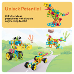 PicassoTiles classroom use showing group projects and STEM exploration